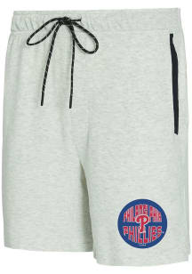 Philadelphia Phillies Mens Grey Banded Shorts