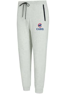 Concepts Sport Chicago Cubs Mens Grey Banded Fashion Sweatpants