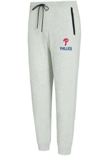 Philadelphia Phillies Mens Grey Banded Fashion Sweatpants
