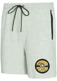 Concepts Sport Pittsburgh Penguins Mens Grey Banded Shorts