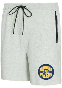 Indiana Pacers Mens Grey Banded Shorts