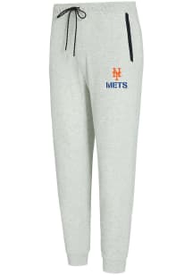 New York Mets Mens Grey Banded Fashion Sweatpants