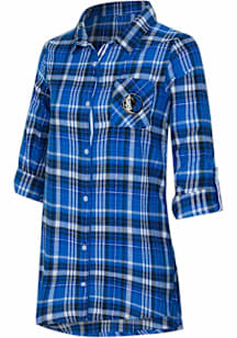 Concepts Sport Dallas Mavericks Womens Blue Laney Loungewear Sleep Shirt