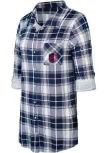 St Louis City SC Womens Navy Blue Ashford Loungewear Sleep Shirt