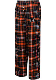 Concepts Sport Philadelphia Flyers Womens Black Flannel Loungewear Sleep Pants