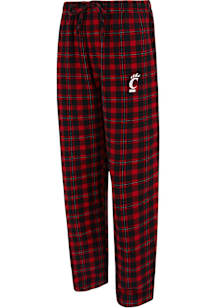 Mens Black Cincinnati Bearcats Plaid Hawthorn Loungewear Sleep Pants