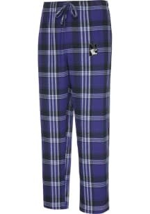 Mens Purple Northwestern Wildcats Region Plaid Loungewear Sleep Pants