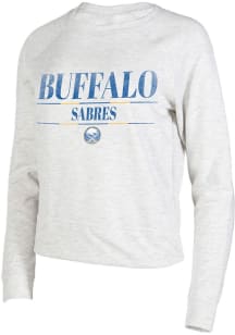 Buffalo Sabres Womens Oatmeal Mainstream Crew Sweatshirt