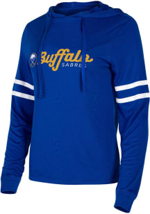 Buffalo Sabres Womens Blue Marathon Hooded Sweatshirt