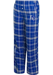 Concepts Sport Kansas City Royals Womens Blue Flannel Loungewear Sleep Pants