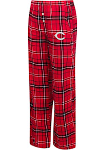 Concepts Sport Cincinnati Reds Womens Red Flannel Loungewear Sleep Pants