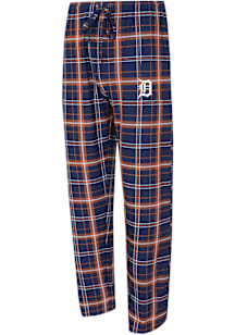 Concepts Sport Detroit Tigers Mens Navy Blue Plaid Mosaic Sleep Pants