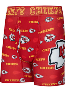 Concepts Sport Kansas City Chiefs Mens Red Mosaic Boxer Shorts