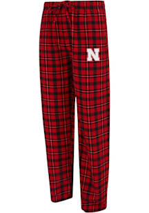 Concepts Sport Nebraska Cornhuskers Mens Red Plaid Hawthorn Sleep Pants