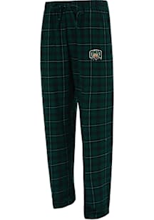 Concepts Sport Ohio Bobcats Mens Green Plaid Hawthorn Sleep Pants