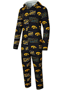 Concepts Sport Iowa Hawkeyes Mens Black Shuffle Sleep Pants