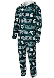 Mens Green Michigan State Spartans Shuffle Loungewear Sleep Pants
