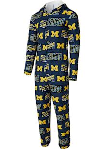 Mens Michigan Wolverines Blue Concepts Sport Shuffle Loungewear Sleep Pants