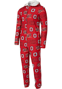 Mens Red Ohio State Buckeyes Shuffle Loungewear Sleep Pants