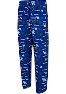 Concepts Sport Kentucky Wildcats Mens Blue Mosaic Sleep Pants