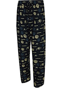 Concepts Sport Colorado Buffaloes Mens Black Mosaic Sleep Pants