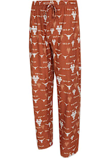 Concepts Sport Texas Longhorns Mens Burnt Orange Mosaic Sleep Pants