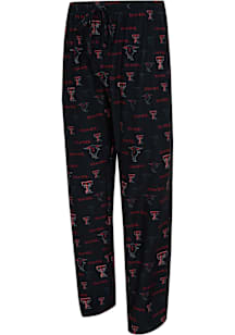Concepts Sport Texas Tech Red Raiders Mens Black Mosaic Sleep Pants