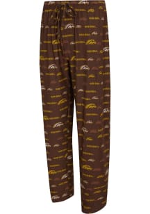 Mens Western Michigan Broncos Brown Concepts Sport Mosaic Loungewear Sleep Pants