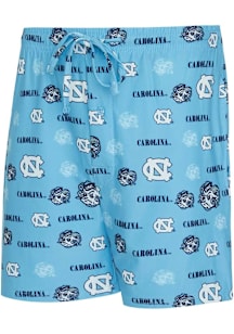 Concepts Sport North Carolina Tar Heels Mens Light Blue Mosaic Shorts