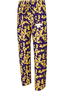 Mens K-State Wildcats Purple Concepts Sport Striped Multi-Color Loungewear Sleep Pants