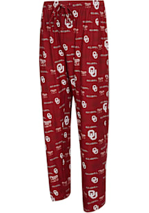 Concepts Sport Oklahoma Sooners Mens Cardinal Mosaic Sleep Pants