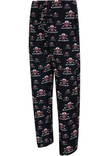 Mens Nebraska Cornhuskers Black Concepts Sport All Over Print Loungewear Sleep Pants