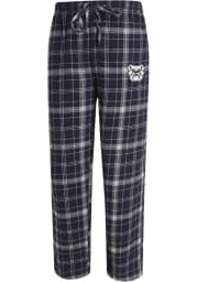 Butler Bulldogs Mens Navy Blue Ultimate Plaid Flannel Sleep Pants
