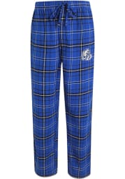 Drake Bulldogs Mens Blue Ultimate Plaid Flannel Sleep Pants