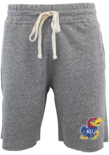Kansas Jayhawks Mens Grey Mainstream Shorts