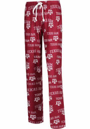 Classic Maroon NCAA Texas A&M Aggies Toddler Boys Sleepwear All Over Print Pants Size 4T 
