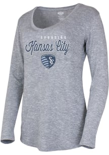 Sporting Kansas City Womens Grey Layover Loungewear Sleep Shirt