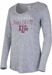 Texas A&amp;M Aggies Womens Grey Layover Loungewear Sleep Shirt