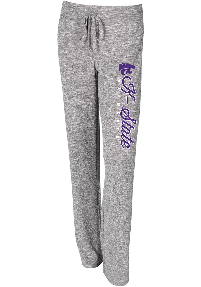 K-State Wildcats Womens Grey Layover Loungewear Sleep Pants