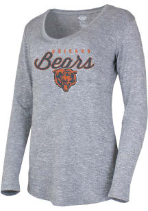 Chicago Bears Womens Grey Layover Loungewear Sleep Shirt