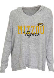 Missouri Tigers Womens Grey Reprise Hooded Sweatshirt