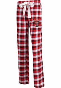 Texas Tech Red Raiders Womens Red Piedmont Loungewear Sleep Pants