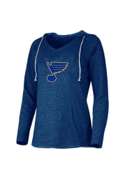St Louis Blues Womens Navy Blue Mainstream Hooded Sweatshirt