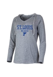 St Louis Blues Womens Grey Mainstream Hooded Sweatshirt