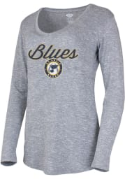 St Louis Blues Womens Grey Layover Loungewear Sleep Shirt