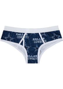 Dallas Cowboys Womens Navy Blue Zest Boy Brief Underwear