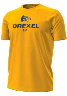 Drexel Dragons Gold Under Armour Performance Short Sleeve T Shirt