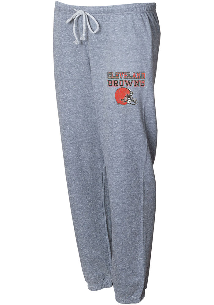 College Concepts LLC Cleveland Browns Women's Mainstream Grey Sweatpants, Grey, 50% Polyester / 40% Cotton / 10% Rayon, Size M, Rally House