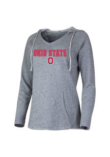 Ohio State Buckeyes Womens Grey Mainstream Hooded Sweatshirt