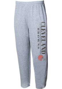 Cleveland Browns Mens Grey Mainstream Fashion Sweatpants